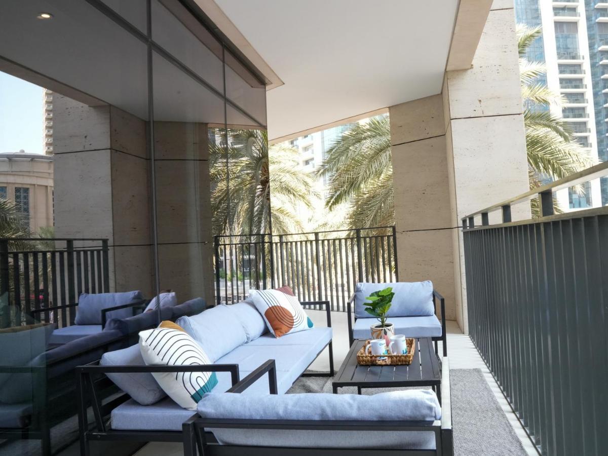 Higuests - Elegant Apt With Terrace Minutes From Burj Khalifa Dubái Exterior foto